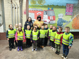 Экскурсия в пожарную часть № 131 г.Отрадное.